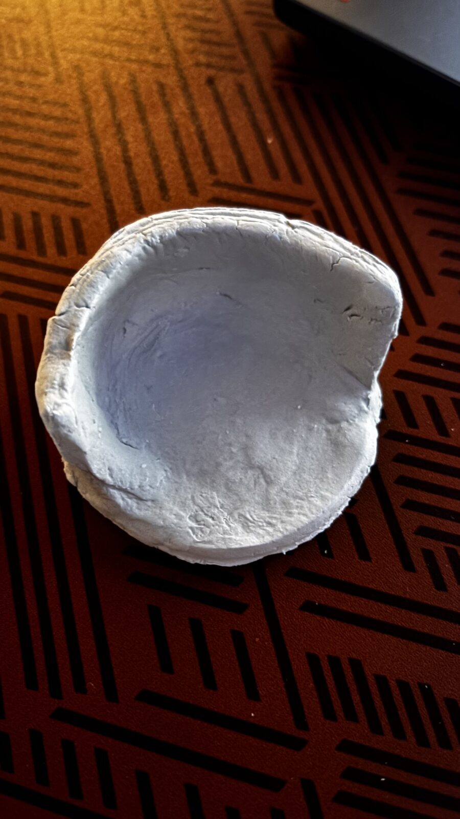 Handcrafted Rustic Clay Trinket Dish - Image 2